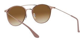 Ray-Ban DOUBLE BRIDGE RB 3546 unisex Brown Round Sunglasses