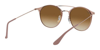 Ray-Ban DOUBLE BRIDGE RB 3546 unisex Brown Round Sunglasses