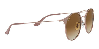 Ray-Ban DOUBLE BRIDGE RB 3546 unisex Brown Round Sunglasses
