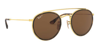 Ray-Ban DOUBLE BRIDGE RB 3647N unisex Black Round Sunglasses