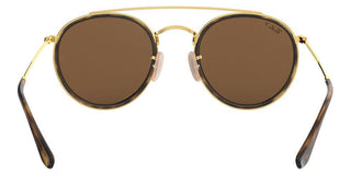 Ray-Ban DOUBLE BRIDGE RB 3647N unisex Black Round Sunglasses