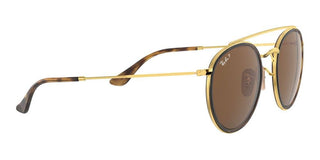 Ray-Ban DOUBLE BRIDGE RB 3647N unisex Black Round Sunglasses