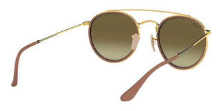 Ray-Ban DOUBLE BRIDGE RB 3647N unisex Red Round Sunglasses