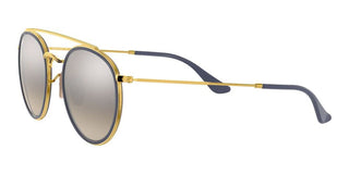 Ray-Ban DOUBLE BRIDGE RB 3647N unisex Blue Round Sunglasses