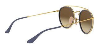 Ray-Ban DOUBLE BRIDGE RB 3647N unisex Blue Round Sunglasses