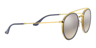 Ray-Ban DOUBLE BRIDGE RB 3647N unisex Blue Round Sunglasses