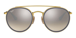 Ray-Ban DOUBLE BRIDGE RB 3647N unisex Blue Round Sunglasses