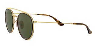 Ray-Ban DOUBLE BRIDGE RB 3647N unisex Black Round Sunglasses