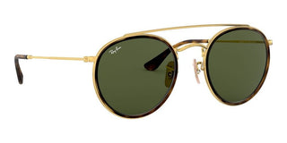 Ray-Ban DOUBLE BRIDGE RB 3647N unisex Black Round Sunglasses