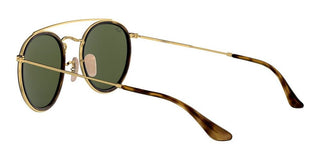 Ray-Ban DOUBLE BRIDGE RB 3647N unisex Black Round Sunglasses