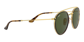 Ray-Ban DOUBLE BRIDGE RB 3647N unisex Black Round Sunglasses