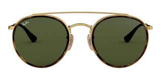 Ray-Ban DOUBLE BRIDGE RB 3647N unisex Black Round Sunglasses