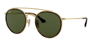 Ray-Ban DOUBLE BRIDGE RB 3647N unisex Black Round Sunglasses