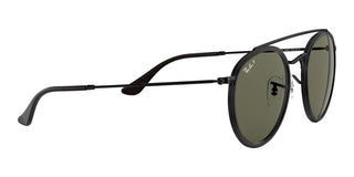 Ray-Ban DOUBLE BRIDGE RB 3647N unisex Black Round Sunglasses