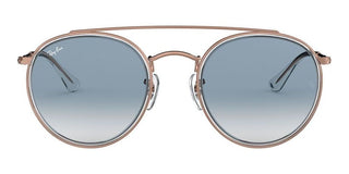 Ray-Ban DOUBLE BRIDGE RB 3647N unisex Pink Round Sunglasses