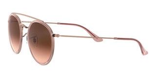 Ray-Ban DOUBLE BRIDGE RB 3647N unisex Pink Round Sunglasses