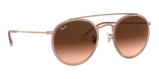 Ray-Ban DOUBLE BRIDGE RB 3647N unisex Pink Round Sunglasses