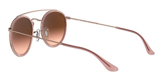 Ray-Ban DOUBLE BRIDGE RB 3647N unisex Pink Round Sunglasses