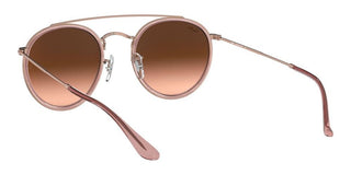 Ray-Ban DOUBLE BRIDGE RB 3647N unisex Pink Round Sunglasses