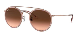 Ray-Ban DOUBLE BRIDGE RB 3647N unisex Pink Round Sunglasses