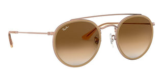 Ray-Ban DOUBLE BRIDGE RB 3647N unisex Yellow Round Sunglasses