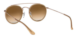 Ray-Ban DOUBLE BRIDGE RB 3647N unisex Yellow Round Sunglasses
