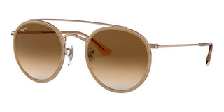 Ray-Ban DOUBLE BRIDGE RB 3647N unisex Yellow Round Sunglasses