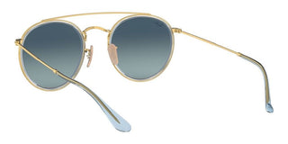Ray-Ban DOUBLE BRIDGE RB 3647N unisex Gold Round Sunglasses