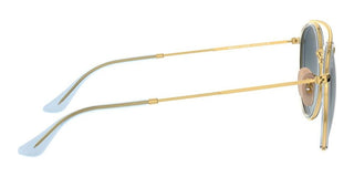 Ray-Ban DOUBLE BRIDGE RB 3647N unisex Gold Round Sunglasses