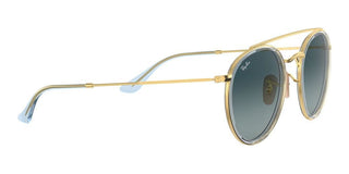 Ray-Ban DOUBLE BRIDGE RB 3647N unisex Gold Round Sunglasses