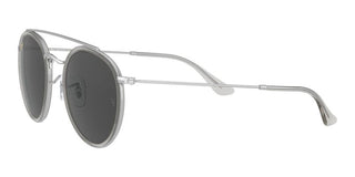 Ray-Ban DOUBLE BRIDGE RB 3647N unisex Silver Round Sunglasses