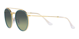 Ray-Ban DOUBLE BRIDGE RB 3647N unisex Gold Round Sunglasses