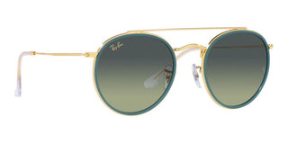 Ray-Ban DOUBLE BRIDGE RB 3647N unisex Gold Round Sunglasses