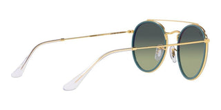 Ray-Ban DOUBLE BRIDGE RB 3647N unisex Gold Round Sunglasses