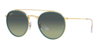 Ray-Ban DOUBLE BRIDGE RB 3647N unisex Gold Round Sunglasses