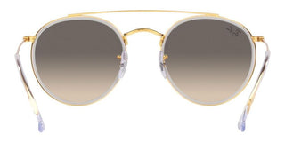 Ray-Ban DOUBLE BRIDGE RB 3647N unisex Gold Round Sunglasses