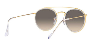 Ray-Ban DOUBLE BRIDGE RB 3647N unisex Gold Round Sunglasses