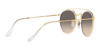 Ray-Ban DOUBLE BRIDGE RB 3647N unisex Gold Round Sunglasses