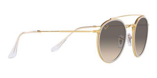 Ray-Ban DOUBLE BRIDGE RB 3647N unisex Gold Round Sunglasses