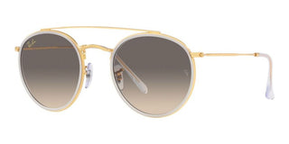 Ray-Ban DOUBLE BRIDGE RB 3647N unisex Gold Round Sunglasses