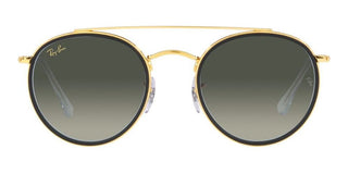 Ray-Ban DOUBLE BRIDGE RB 3647N unisex Gold Round Sunglasses