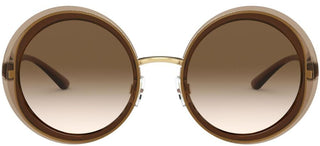 Dolce & Gabbana DOUBLE LINE DG 6127 women Brown Round Sunglasses