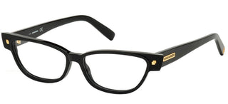 Dsquared2 Dq 5300 Women Black Cat Eye Eyeglasses