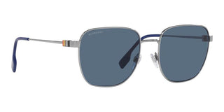 Burberry DREW BE 3142 men Ruthenium Squared Sunglasses