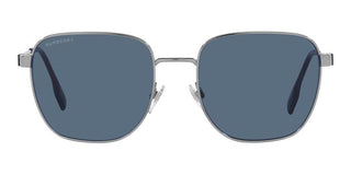 Burberry DREW BE 3142 men Ruthenium Squared Sunglasses