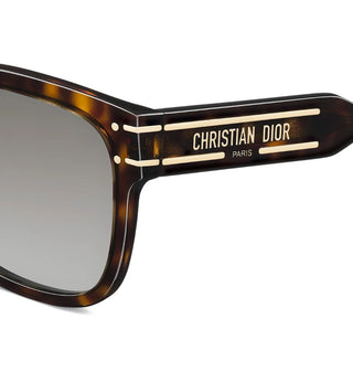 DIOR DiorSigture DiorSignature S7F women Havana Squared Sunglasses