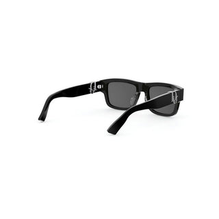 Dior Dior Oblique S3f (asian Fit) Men Black Rectangle Sunglasses