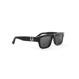 Dior Dior Oblique S3f (asian Fit) Men Black Rectangle Sunglasses