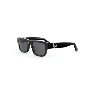 Dior Dior Oblique S3f (asian Fit) Men Black Rectangle Sunglasses