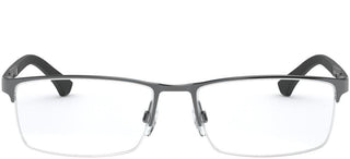 Emporio Armani Ea 1041 Men Ruthenium Geometric Eyeglasses